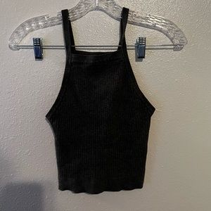 Cropped sweater tank